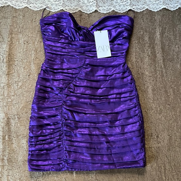 Zara Draped Dress - Picture 3 of 13